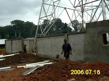 BTS shelter installation